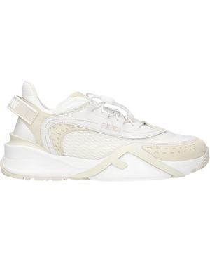Fendi Flow Sneakers/ Fabric - White