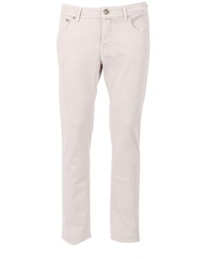 Jacob Cohen Hose 5 Pkt Slim Fit Nick - Natur