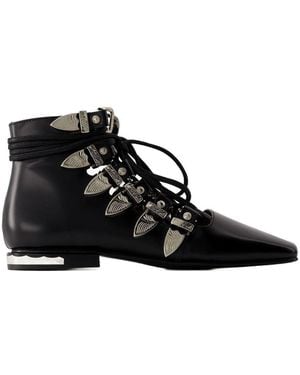 Toga AJ1284 Knöchelstiefel Leder schwarz