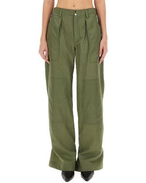 Rabanne Cargo Trousers - Green
