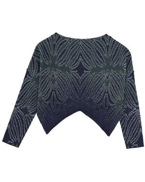 Circus Hotel Mesh With Pattern - Blue
