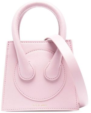 Az Factory By Ester Manas AZ Fabrik von Ester Manas Leder Mini -Tasche - Pink