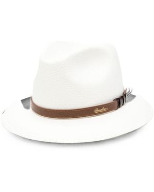 Borsalino Country Straw Hat - White