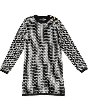 Balmain Knit Dress - Gray