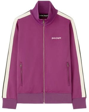 Palm Angels パープル ジップアップジャージ Tracksuit palm angels clearance