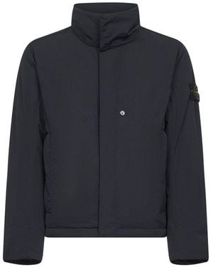 Stone Island Nylon Short Windbreaker - Black
