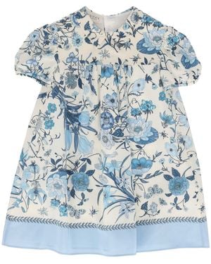 Gucci S/S Dress Flora Place' Mini On - Blue