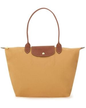 Longchamp Le Plaliage Grote Tas - Wit