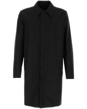 Gucci Regular Overcoat - Black
