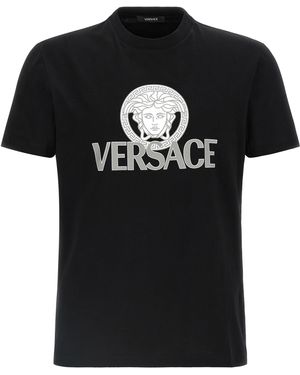 Versace Zwart Katoenen T -shirt