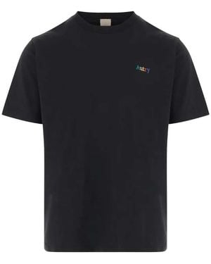 Autry Veelkleurig Logo T-shirt - Zwart