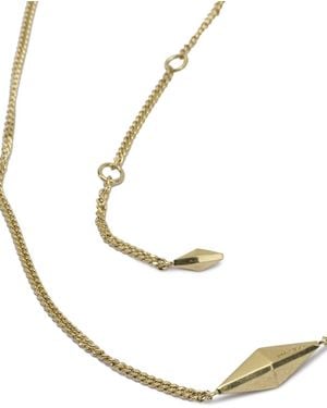 Jimmy Choo "Diamond Fine" Necklace - White