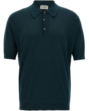 John Smedley 'Isis' Polo -Shirt - Grün