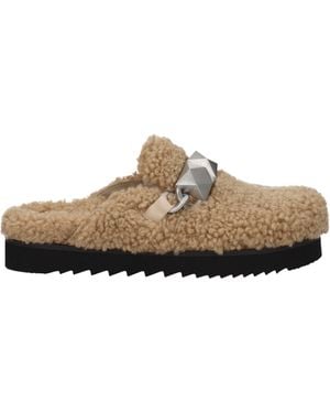 Ash Ciabatte E Zoccoli Donna Eco Pelliccia/Biscotto - Brown