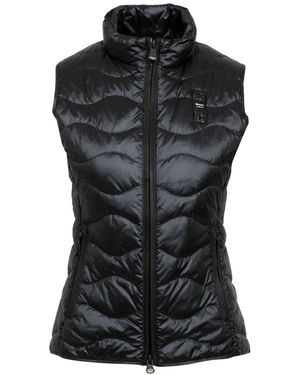 Blauer Pullover schwarz