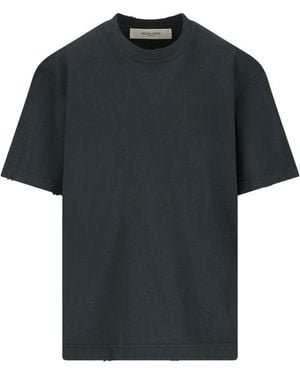 Golden Goose Baumwoll-T-Shirt - Schwarz