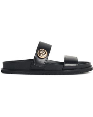Tory Burch 'Romy Sport' Lear Slippers - White