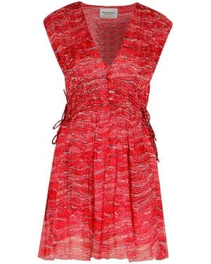 Isabel Marant 'Anawa' Red Viskose -Kleid - Rot
