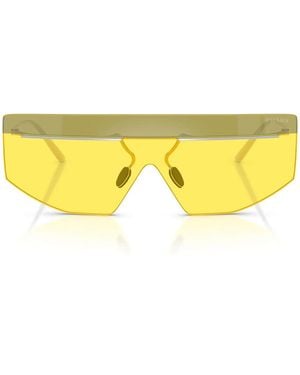 Prada Sonnenbrille Prb55 S 1 Bc20 O Silber/Gelb Unisex
