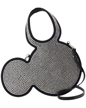 Coperni Mickey Mini Schoudertas X Disney Satin Black - Zwart