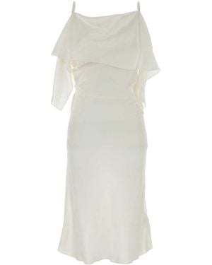 MM6 by Maison Margiela Midi Dress - White