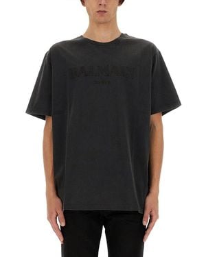 Balmain Oversized T-Shirt - Black