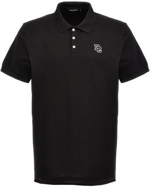 DSquared² 'Tennisfass' Polo -Shirt ' - Schwarz
