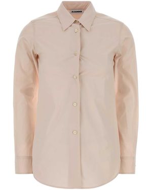 Jil Sander Regular Solid Shirt - Natural
