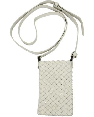 Bottega Veneta Mobile Phone Leather/Ivory - Metallic