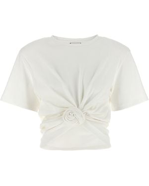 Magda Butrym '01' T -shirt - Wit