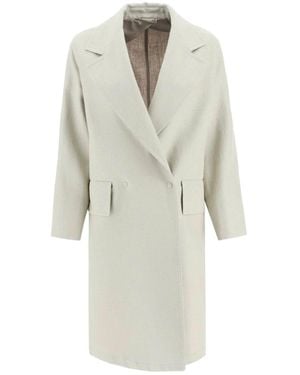 Max Mara Mescal Mantel - Weiß