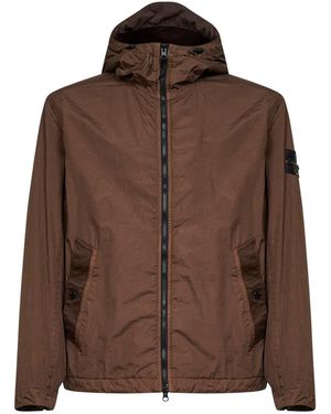 Stone Island Coats - Brown