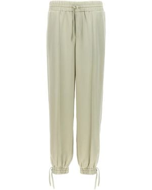 Jil Sander Smooth Joggers Pantaloni Verde