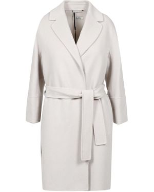 Max Mara Coats Grau - Weiß