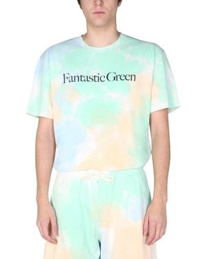 MSGM "Fantastic" T Shirt - Blue