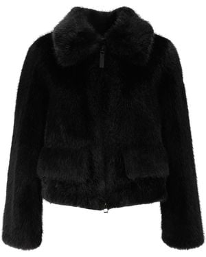 Bully Fake Fur Jacket - Black