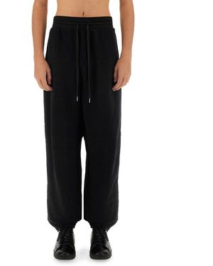 Helmut Lang Drawstring Waist Pants With Relaxed Fit - Schwarz