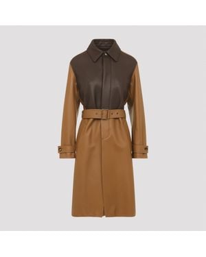Loewe Lambskin Coat - Brown