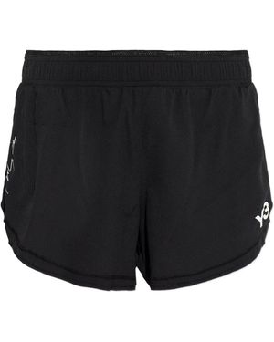Y-3 Mini-Shorts Met Logodetail - Zwart