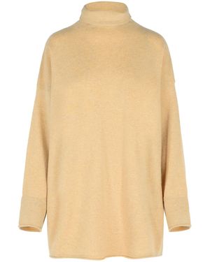 Max Mara 'Oder' Cashmere Turtleneck Jumper - Natural