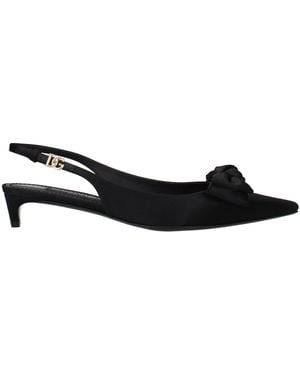 Dolce & Gabbana Dolce&Gabbana Satin Sandals - Black