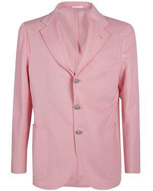 Sartorio Napoli Single Breasted Wool Jacket - Pink