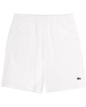 Lacoste Shorts With Logo - White
