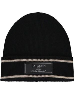 Balmain Wollhut - Schwarz