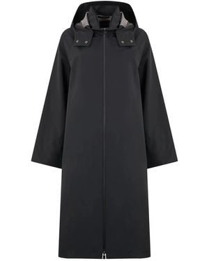 Herno Long Rain Coat - Black