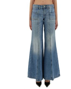 DIESEL Flared High Rise Jeans - Blue