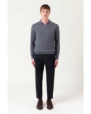 AUTORE Pantalone Brando in Cotone - Blau