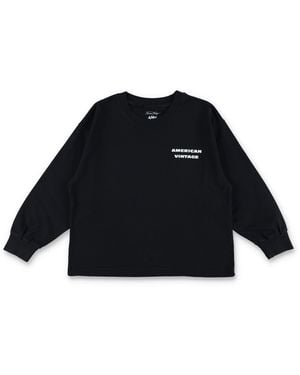 American Vintage T-Shirts und Polos Schwarz - Blau