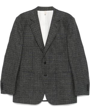 sunflower Blazer Di Tweed Di Girasole - Nero