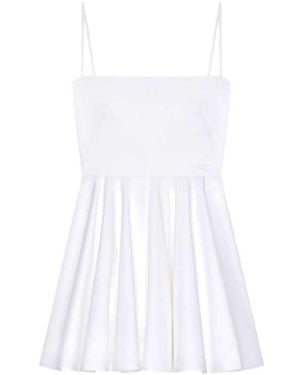 Givenchy Poplin Mini-jurk Met Split - Wit